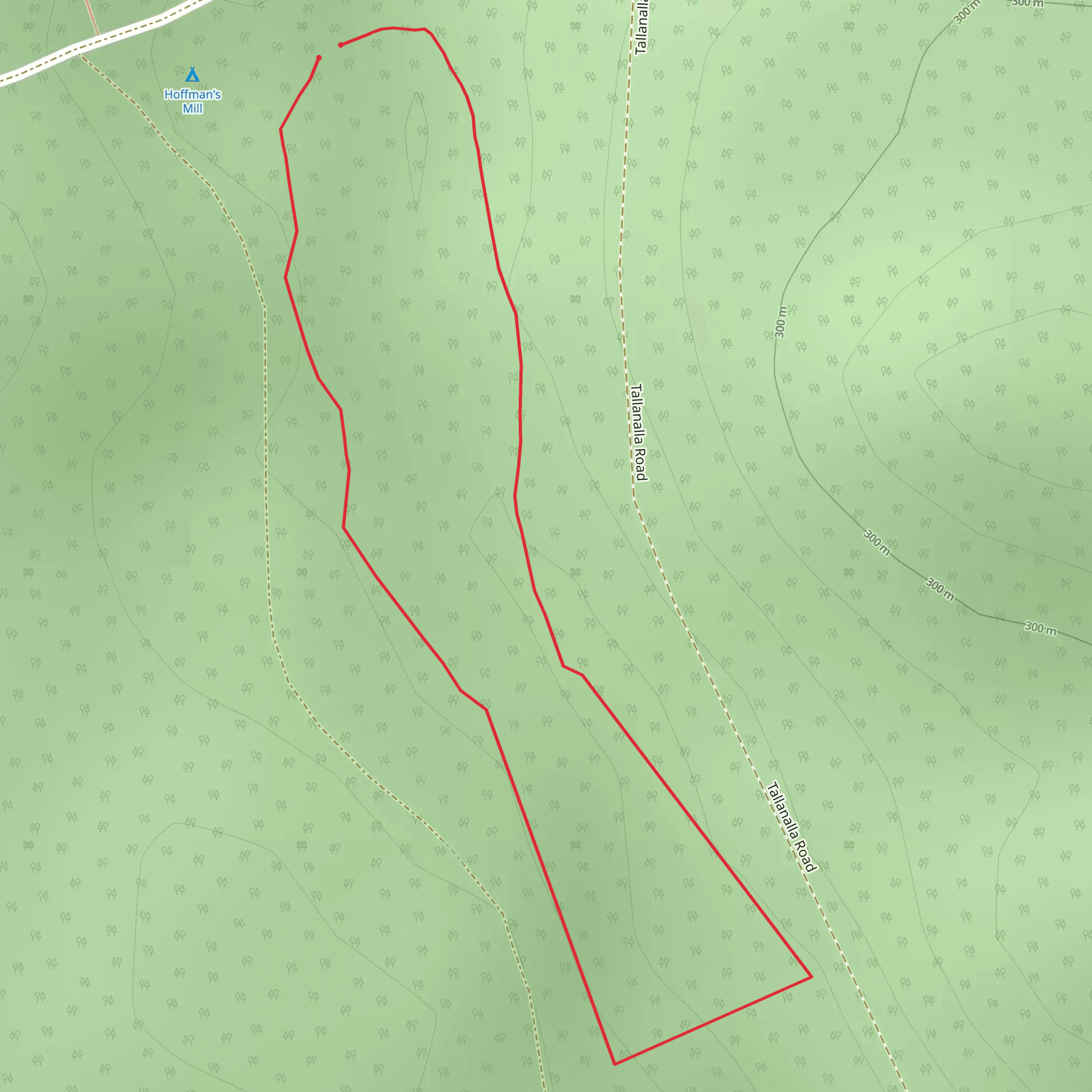 Bridge Trail - Hoffman Mill mobile static map