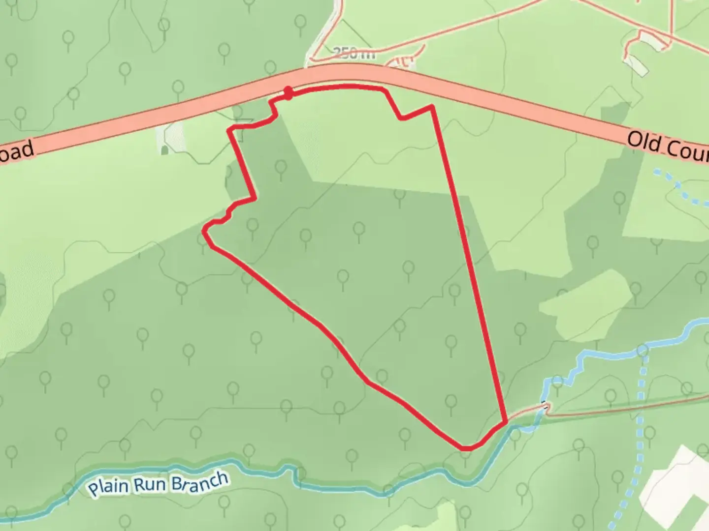An image depicting the trail Grant's Approach Loop Trail and its surrounding area.