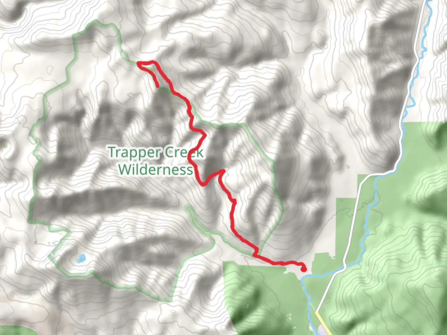 An image depicting the trail Observation Peak from Little Soda Springs Road and its surrounding area.