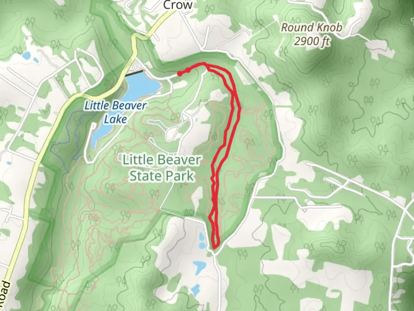 An image depicting the trail Railroad Grade Loop Trail and its surrounding area.