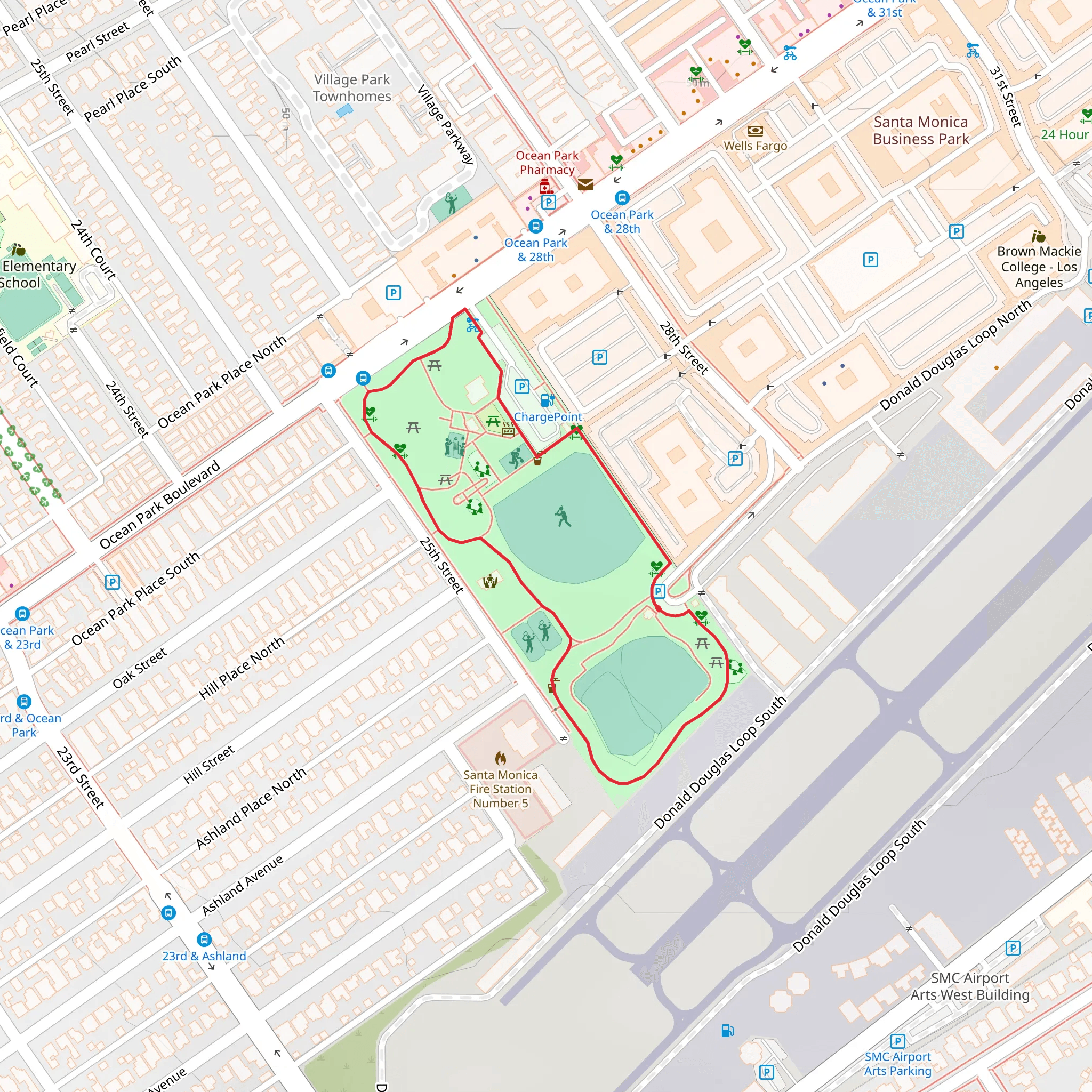 Clover Park Loop mobile static map