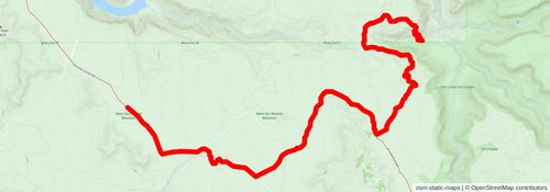 Southwestern Horseshoe Trail stage 13 Map