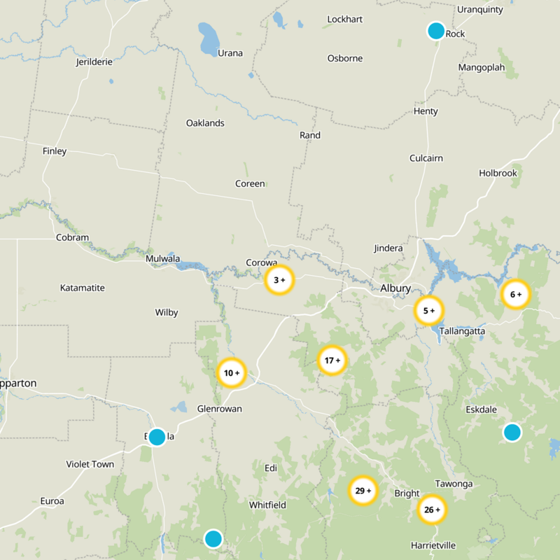 Rutherglen Static Map