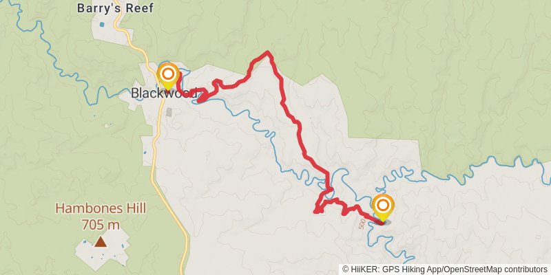 Blackwood Circuit stage 2 Map