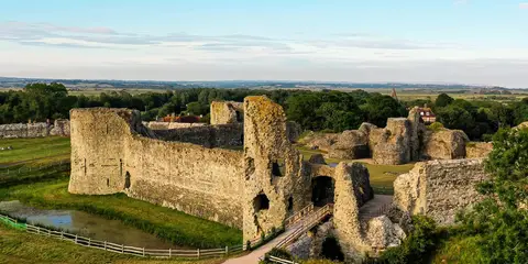 An image depicting the trail 1066 Country Walk - Pevensey to Jevington and its surrounding area.