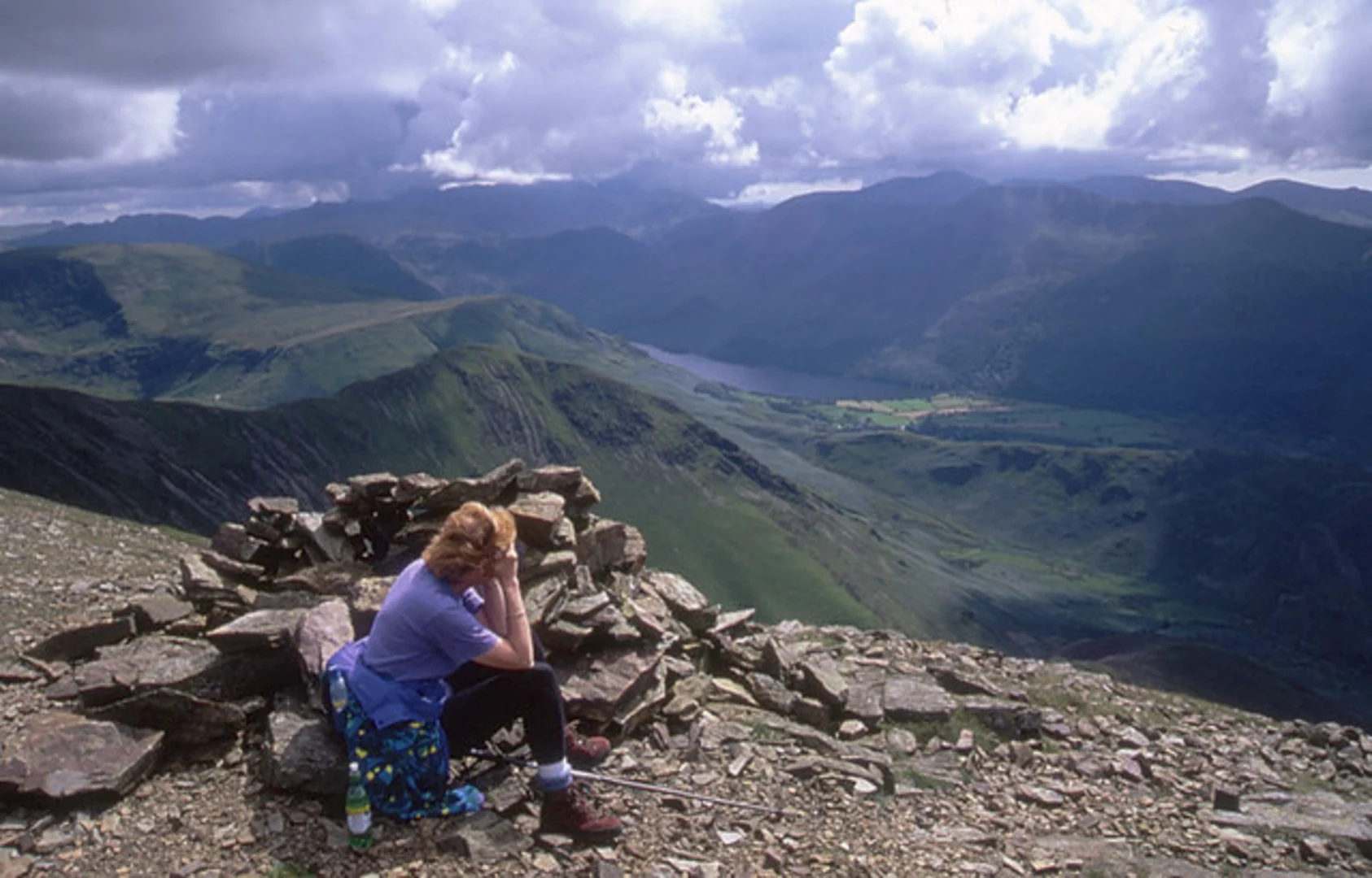 An image depicting the trail Grasmoor and its surrounding area.