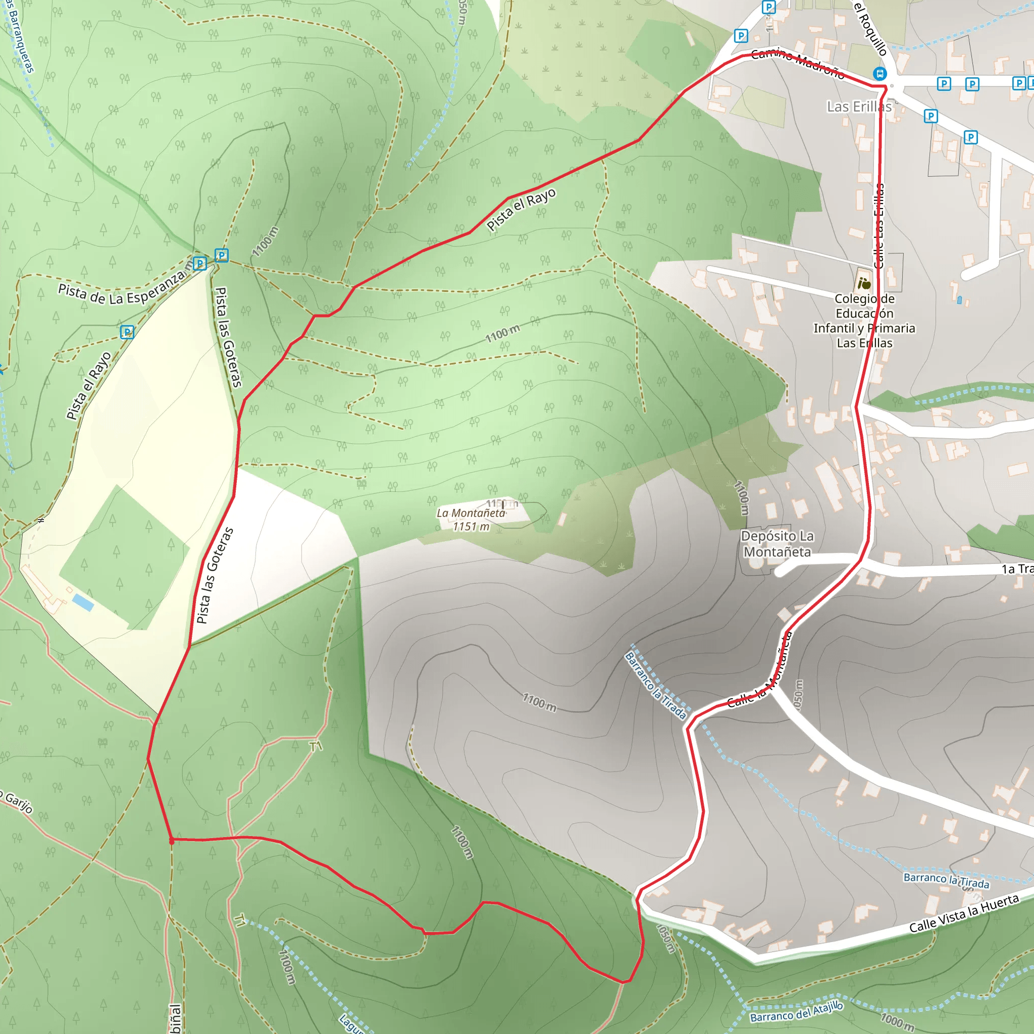 SL TF 302 Las Erillas Circular mobile static map