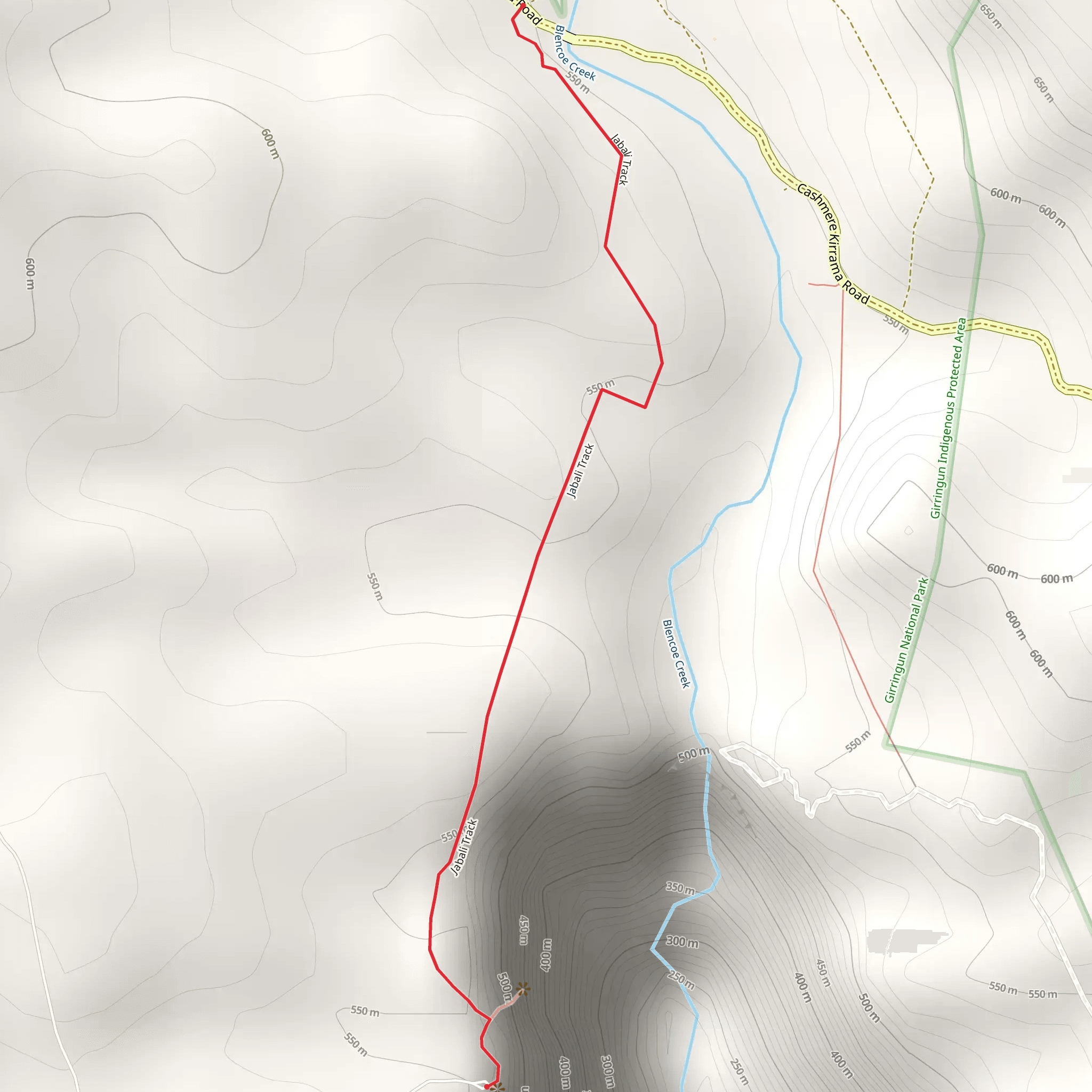 Jabali Walk mobile static map