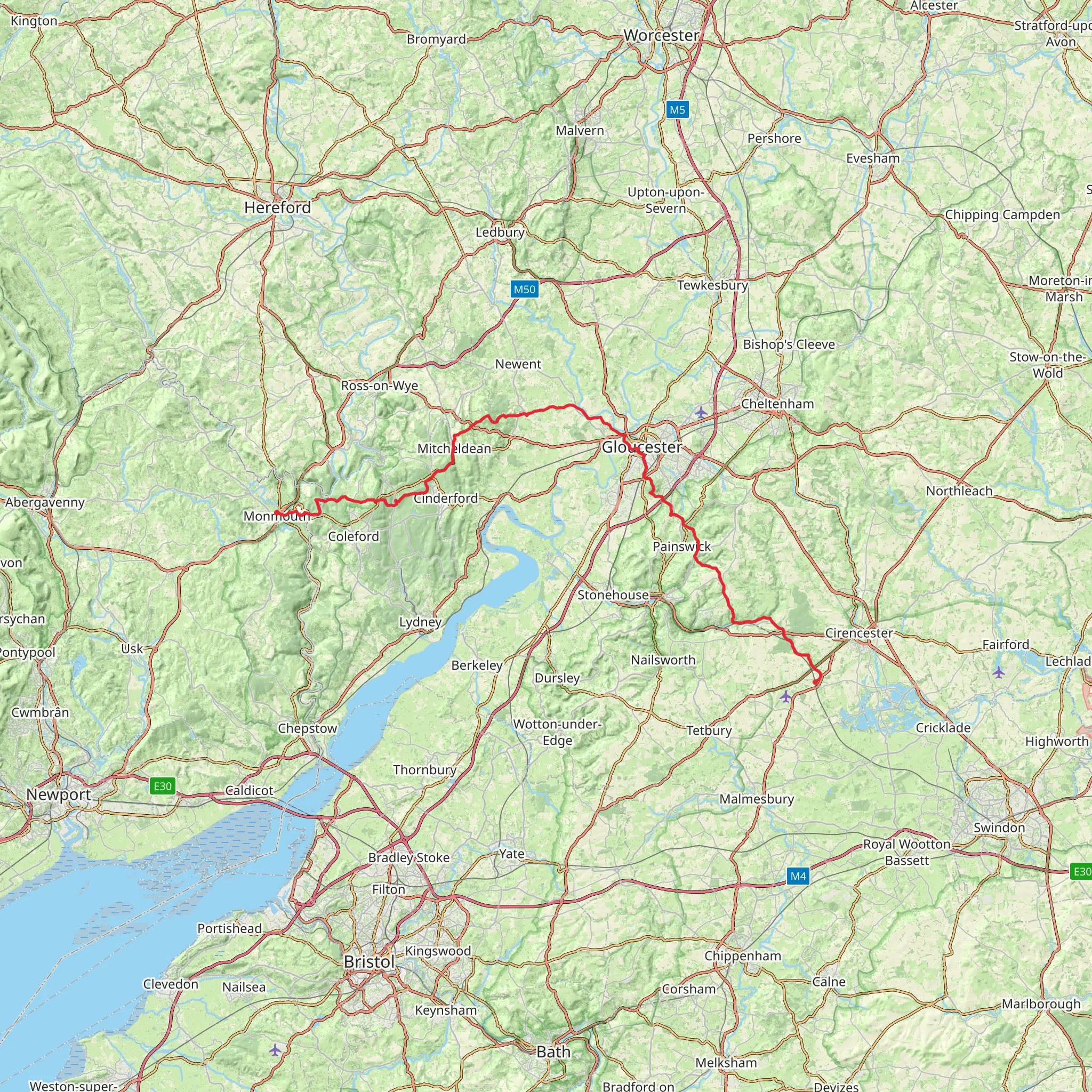 Wysis Way mobile static map