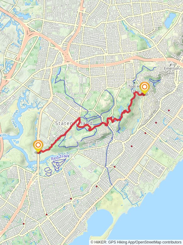 Geenbelt Yellow Trail - Richmond Avenue