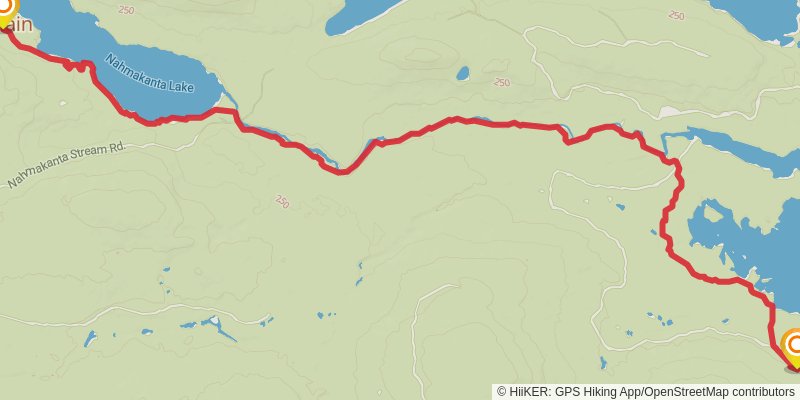 Appalachian Trail stage 209 Map