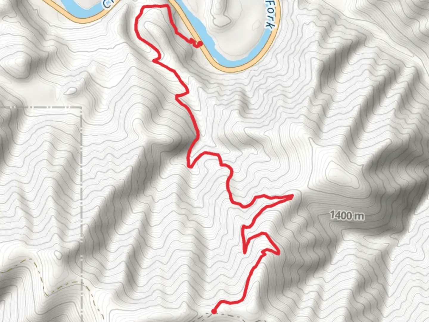 An image depicting the trail Iron Mountain Trail and its surrounding area.