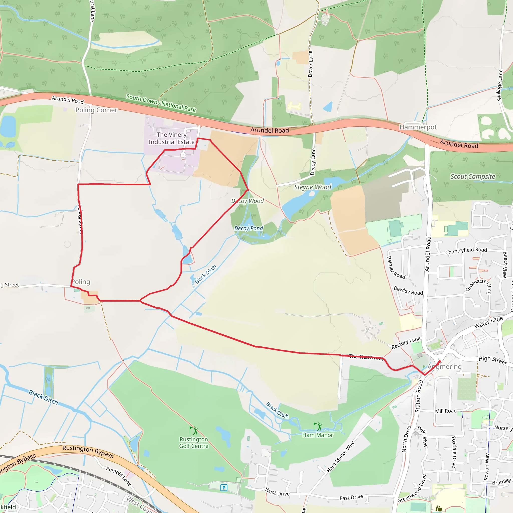 Poling Loop mobile static map