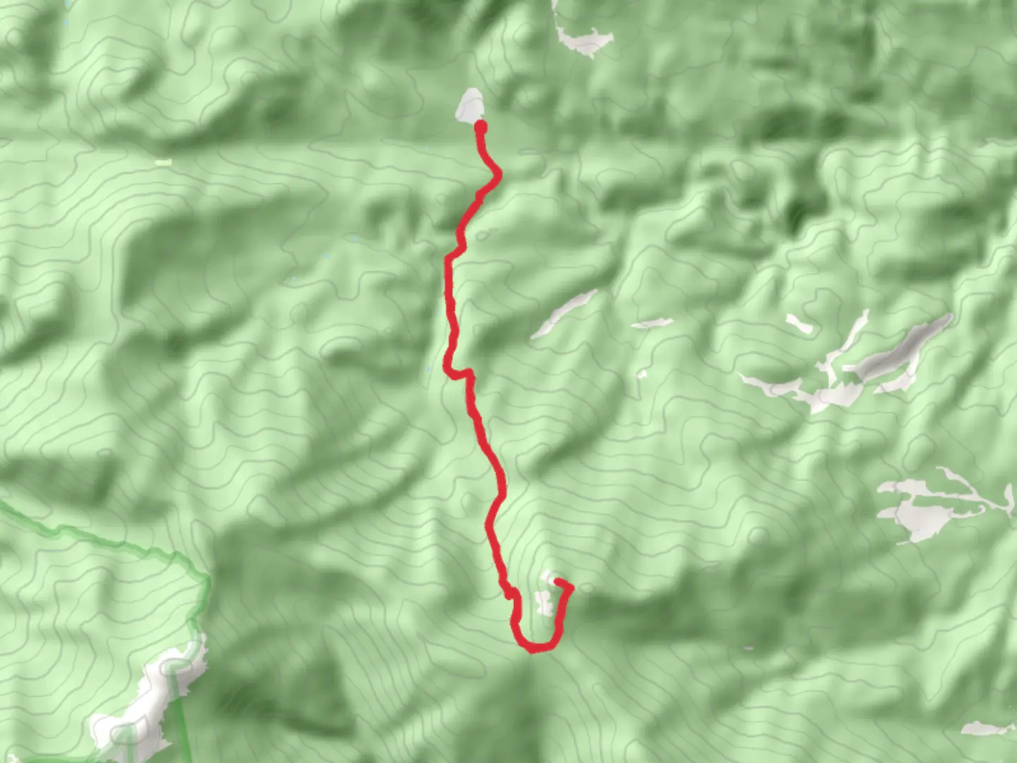 An image depicting the trail Lookout Mountain via Donner Pass Trail and its surrounding area.