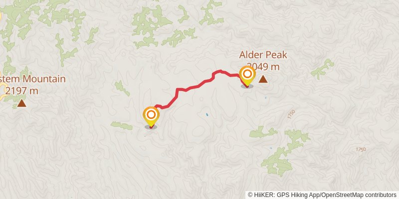 Pipestem Trail stage 2 Map