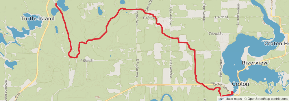 American Perimeter Trail - North Country Primary stage 49 Map