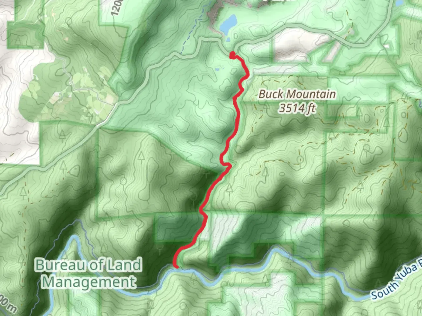 An image depicting the trail Humbug Trail and its surrounding area.