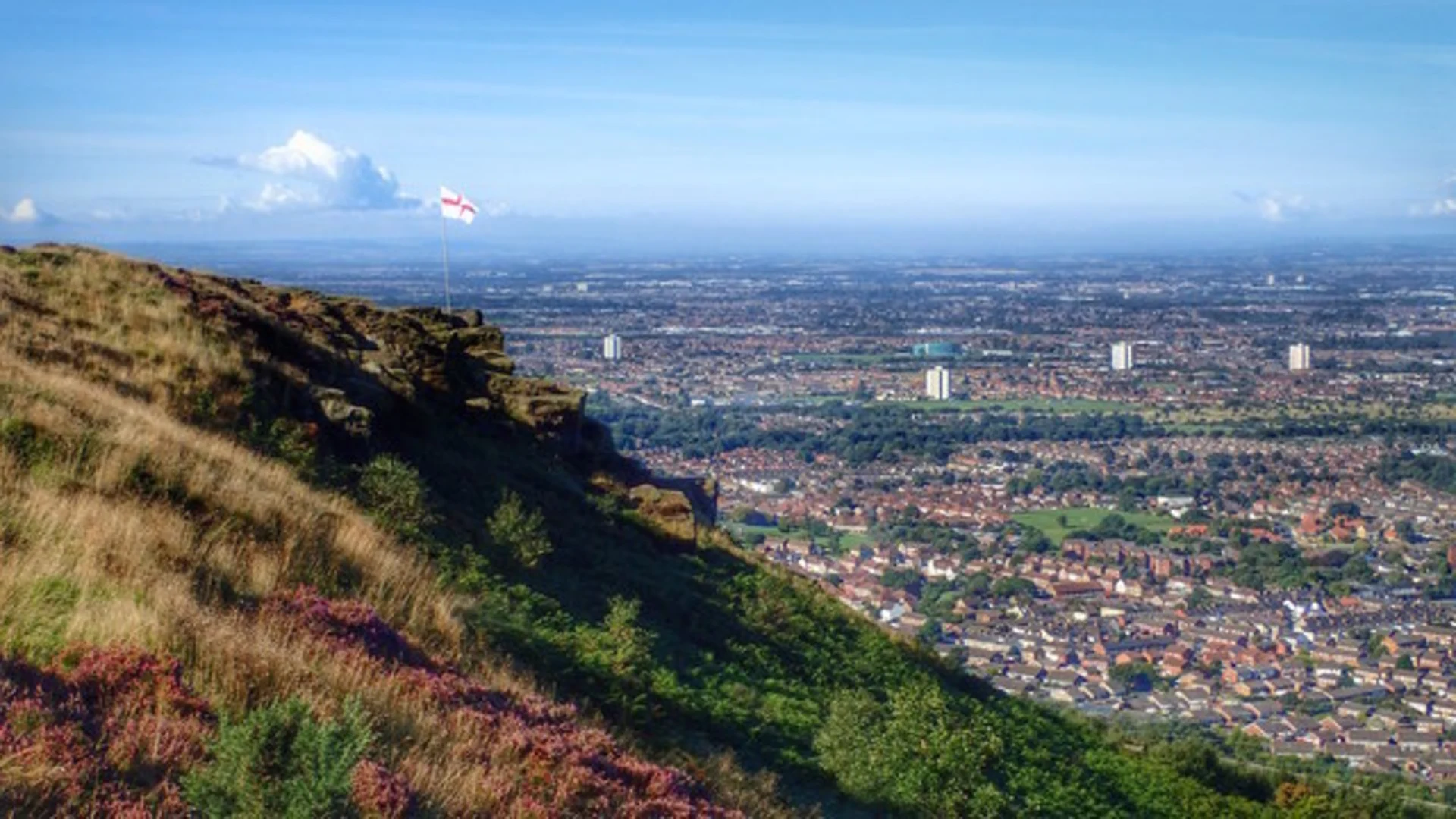 An image depicting the trail Eston Nab Loop and its surrounding area.