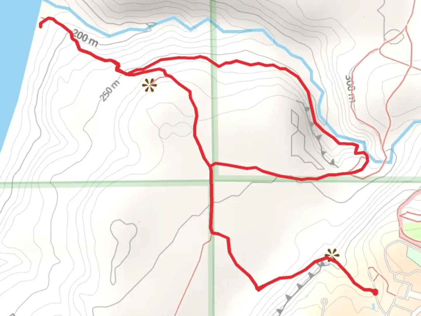 An image depicting the trail Wanapum Lake and its surrounding area.