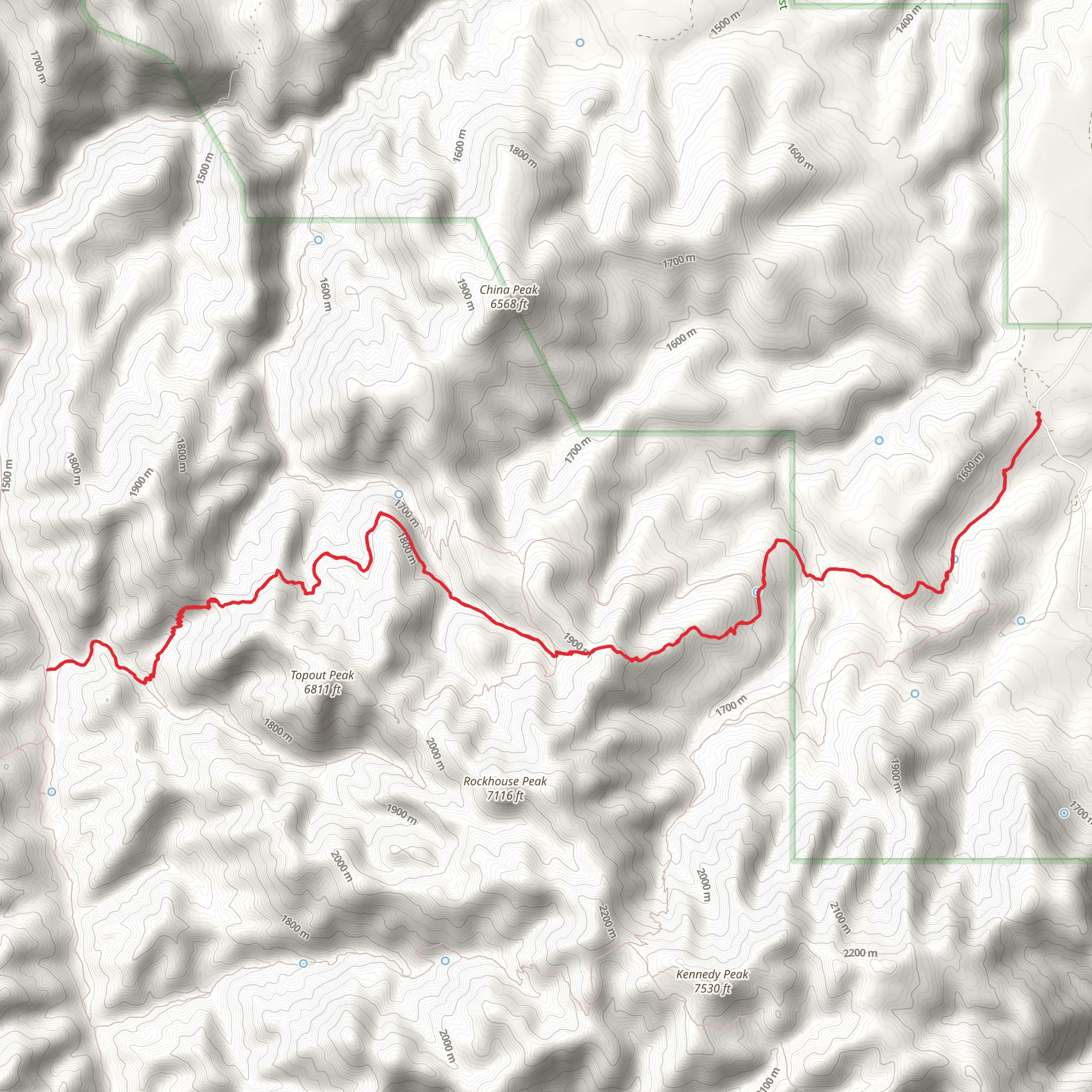 Tortilla Trail mobile static map
