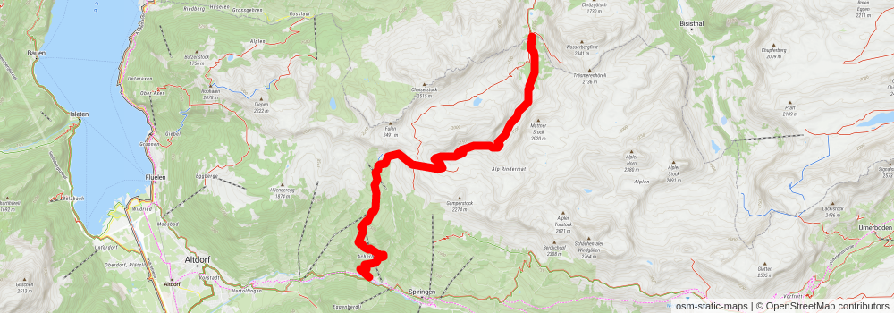 ViaSuworow stage 5 Map