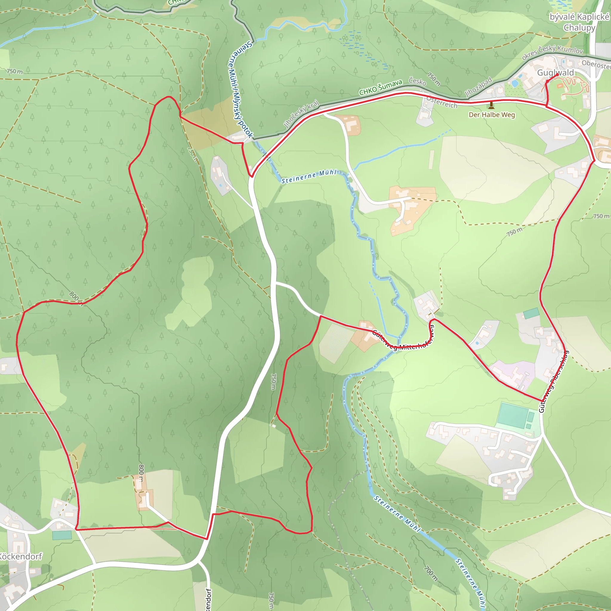 V3 Franz´l im Holz - Runde mobile static map