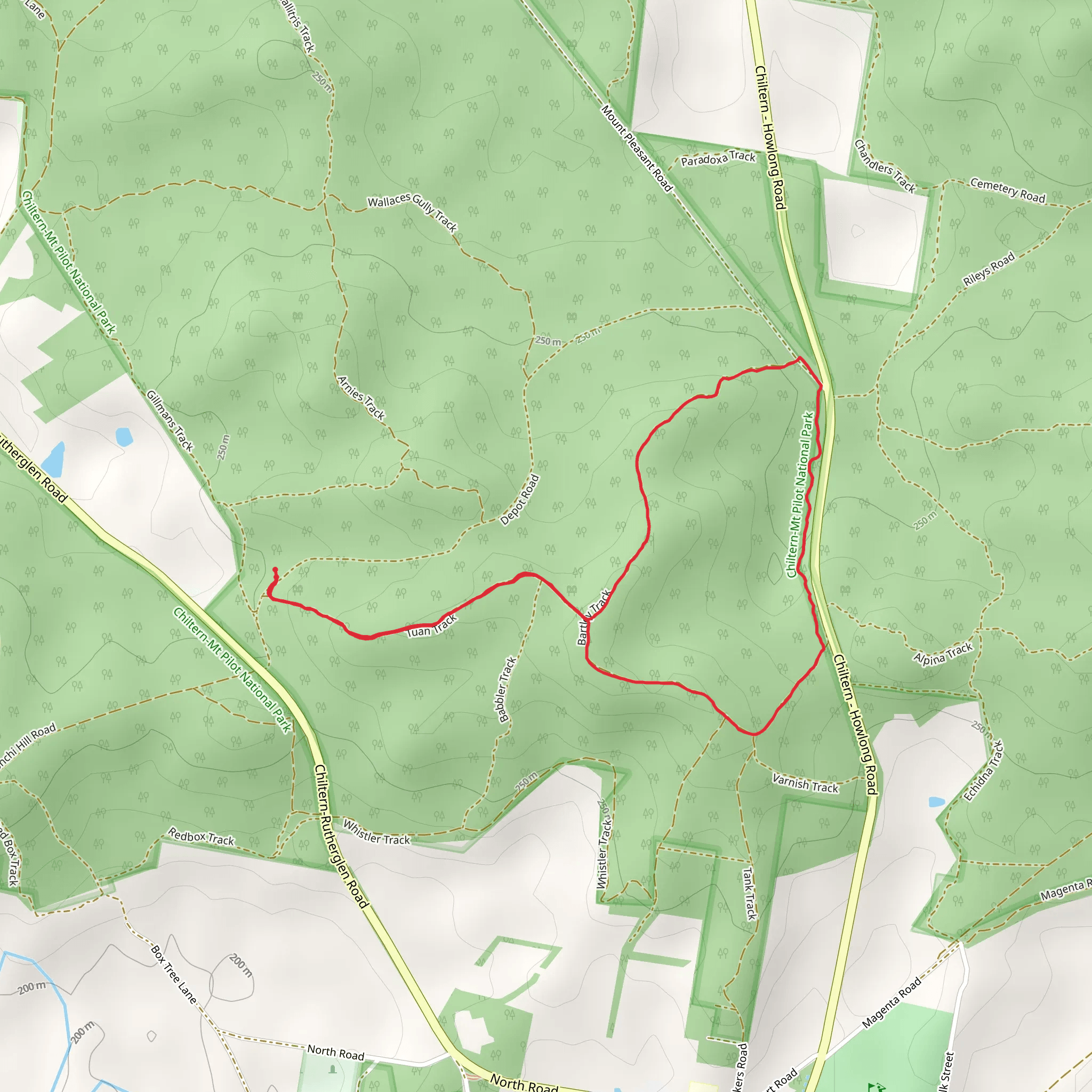 Tuan Track mobile static map