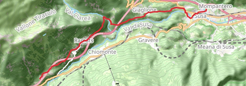 Grande Traversata delle Alpi stage 33 Map