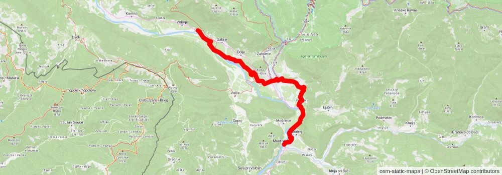 Juliana Trail stage 11 Map