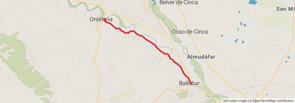 GR 261 Mequinenza - Chalamera stage 4 Map