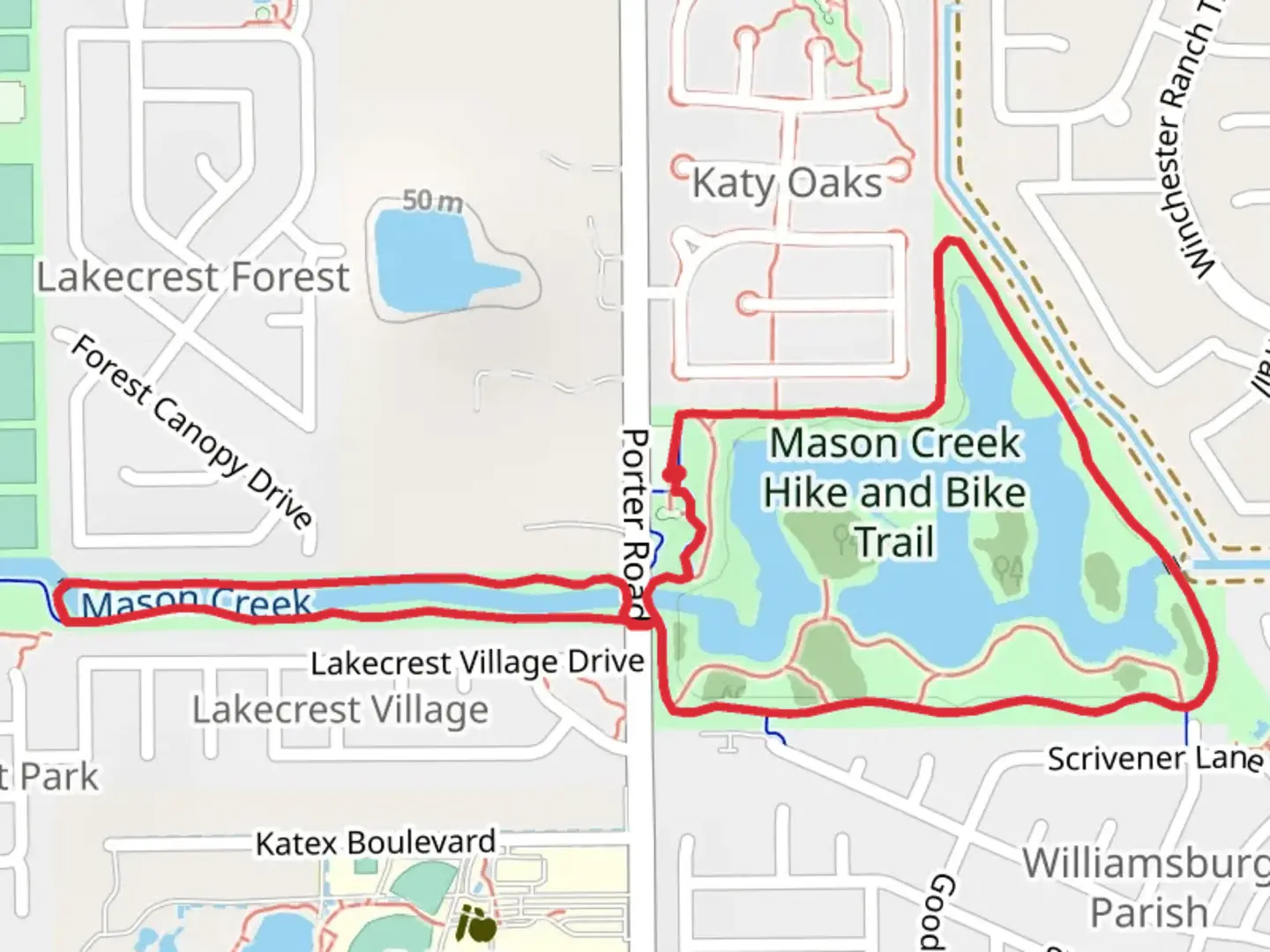 An image depicting the trail Mason Creek Loop Trail and its surrounding area.