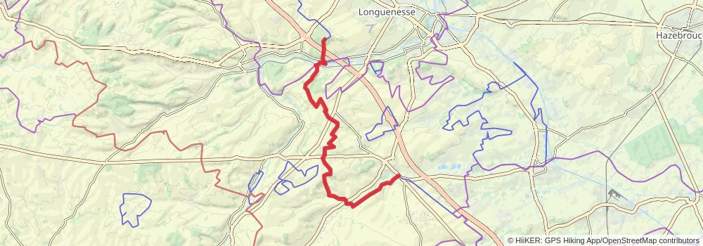 Via Francigena stage 9 Map