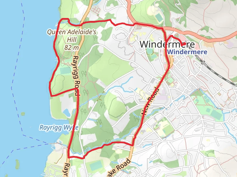 Queen Adelaide and Rayrigg Wood Loop