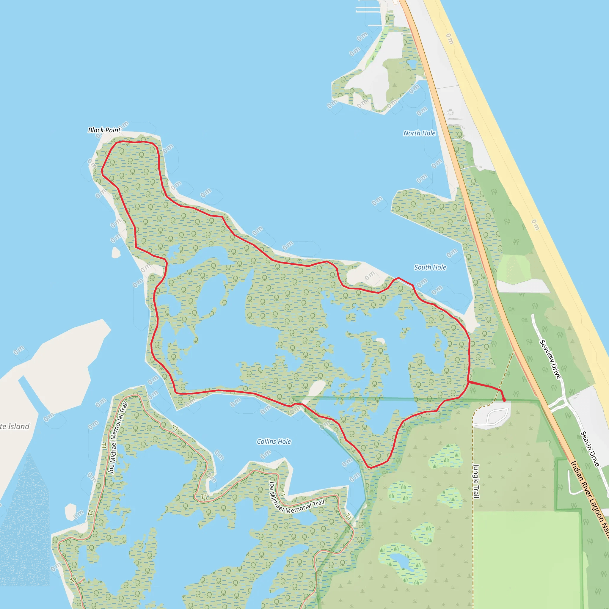 Big Slough - Jungle Trail Loop mobile static map