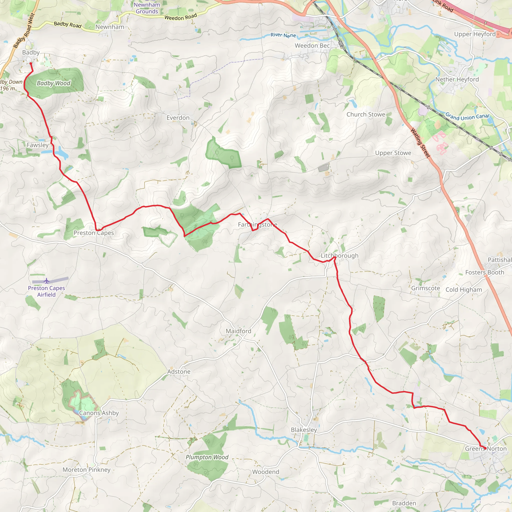 Knightley Way mobile static map