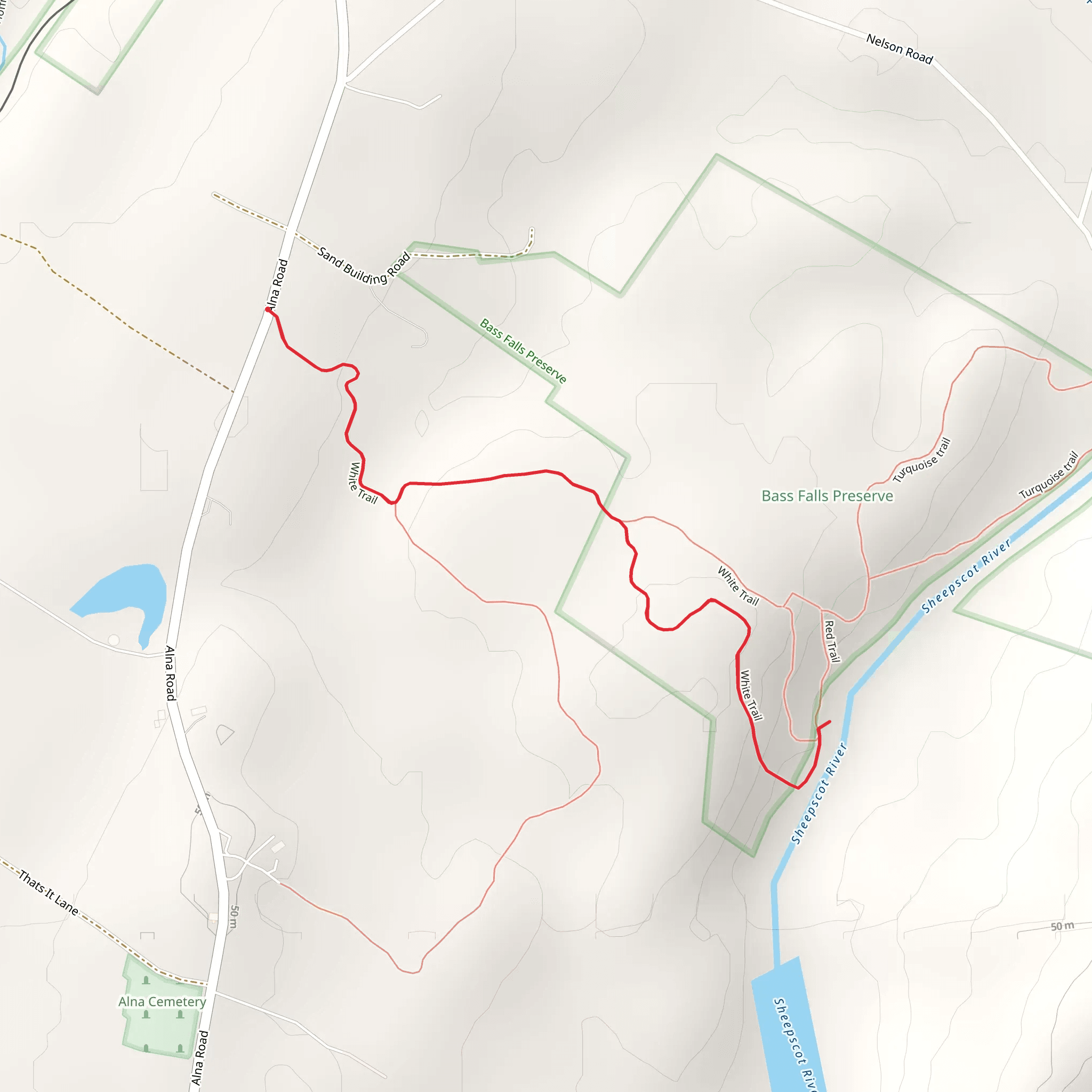 Sheepscot River from Alna Road mobile static map