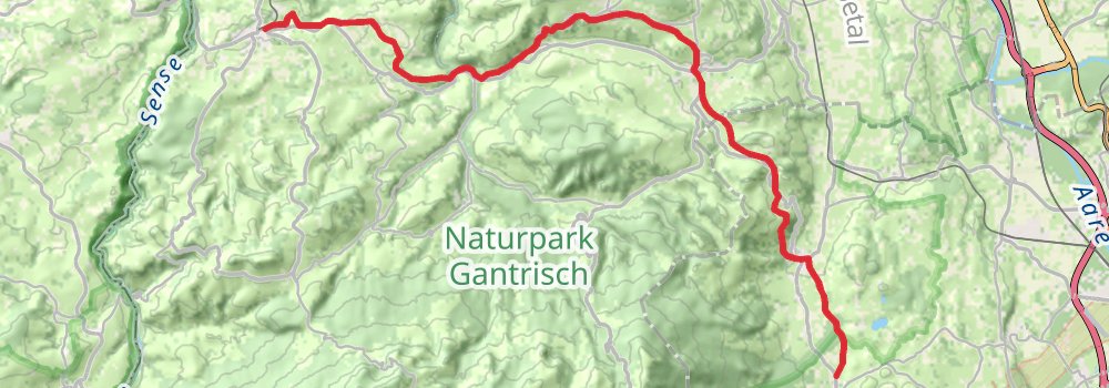 Camino Blumberg-Geneva via Frauenfeld stage 17 Map