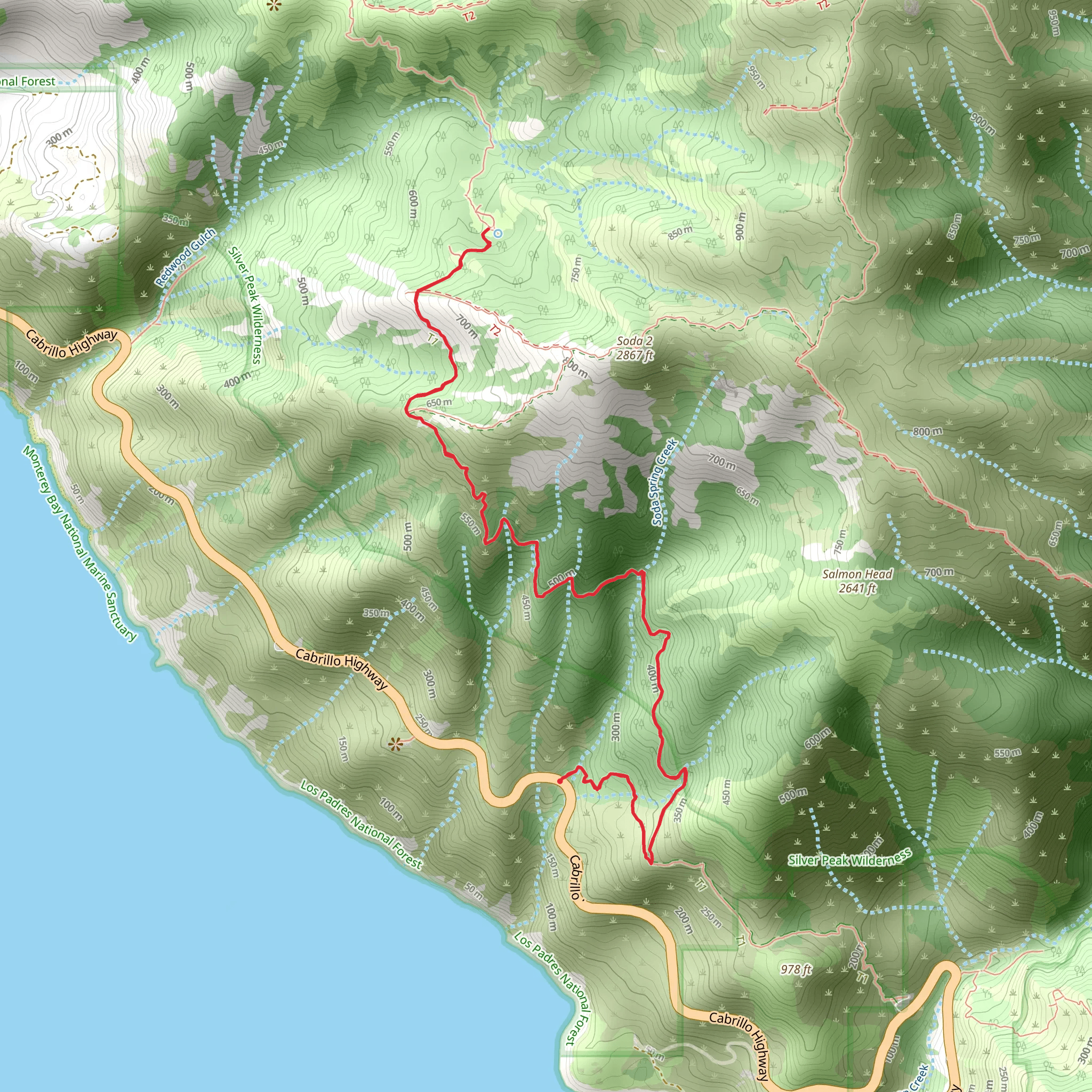 Buckeye Camp via Buckeye Trail mobile static map