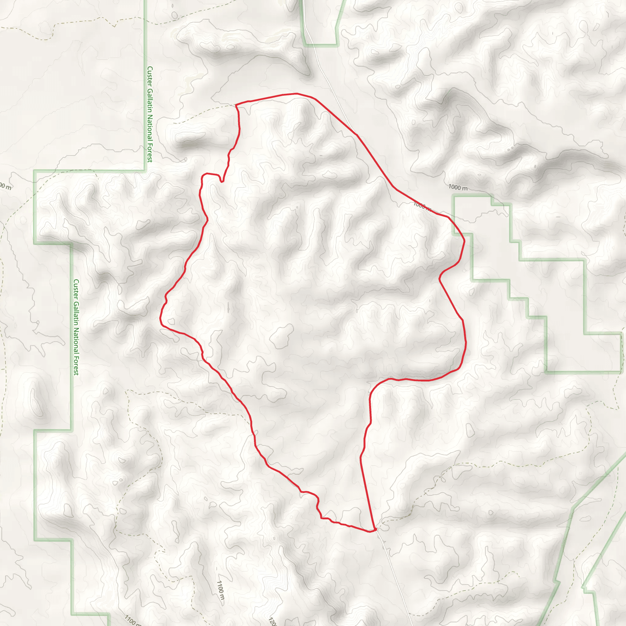 Iron Spring Loop mobile static map