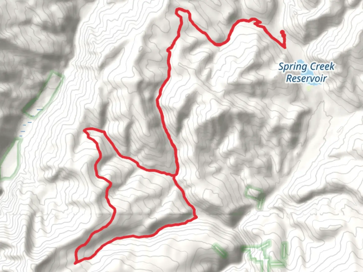 An image depicting the trail Rosebud - Deadman Gulch- Bear Creek Loop Trail and its surrounding area.