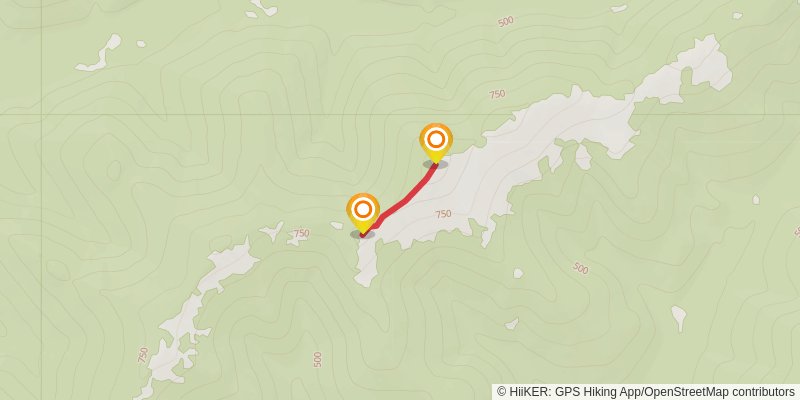 Mike Kelly Trail spur 1 Map