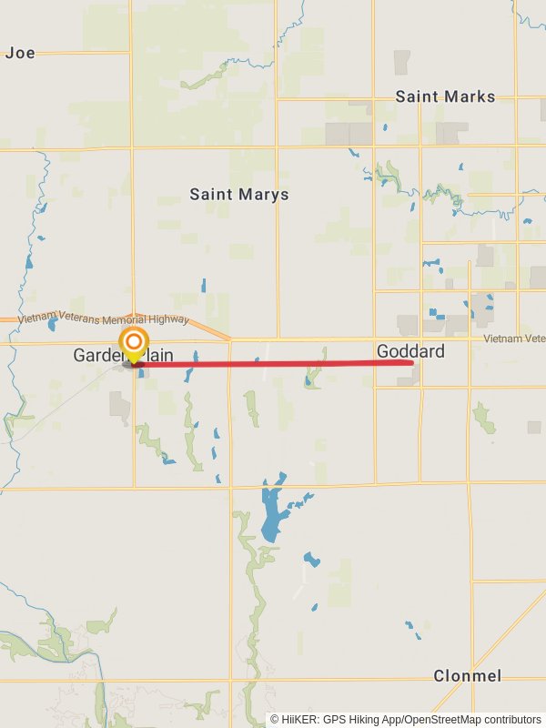 Lenial Park Walking Path Loop via Prairie Sunset Trail