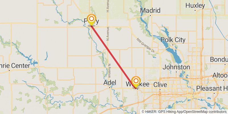 Raccoon River Valley Trail stage 4 Map