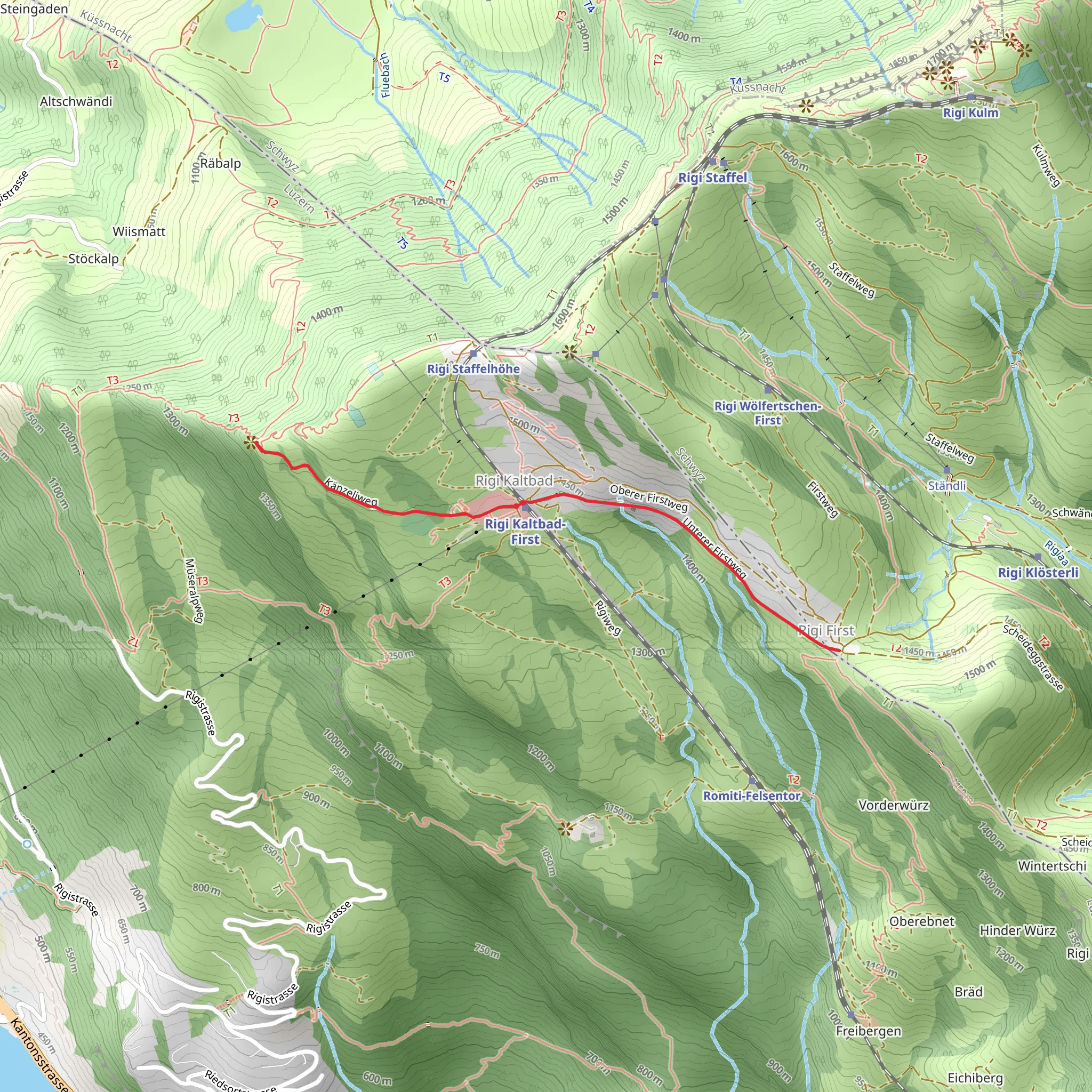 Rigi-Chänzeli-Weg mobile static map
