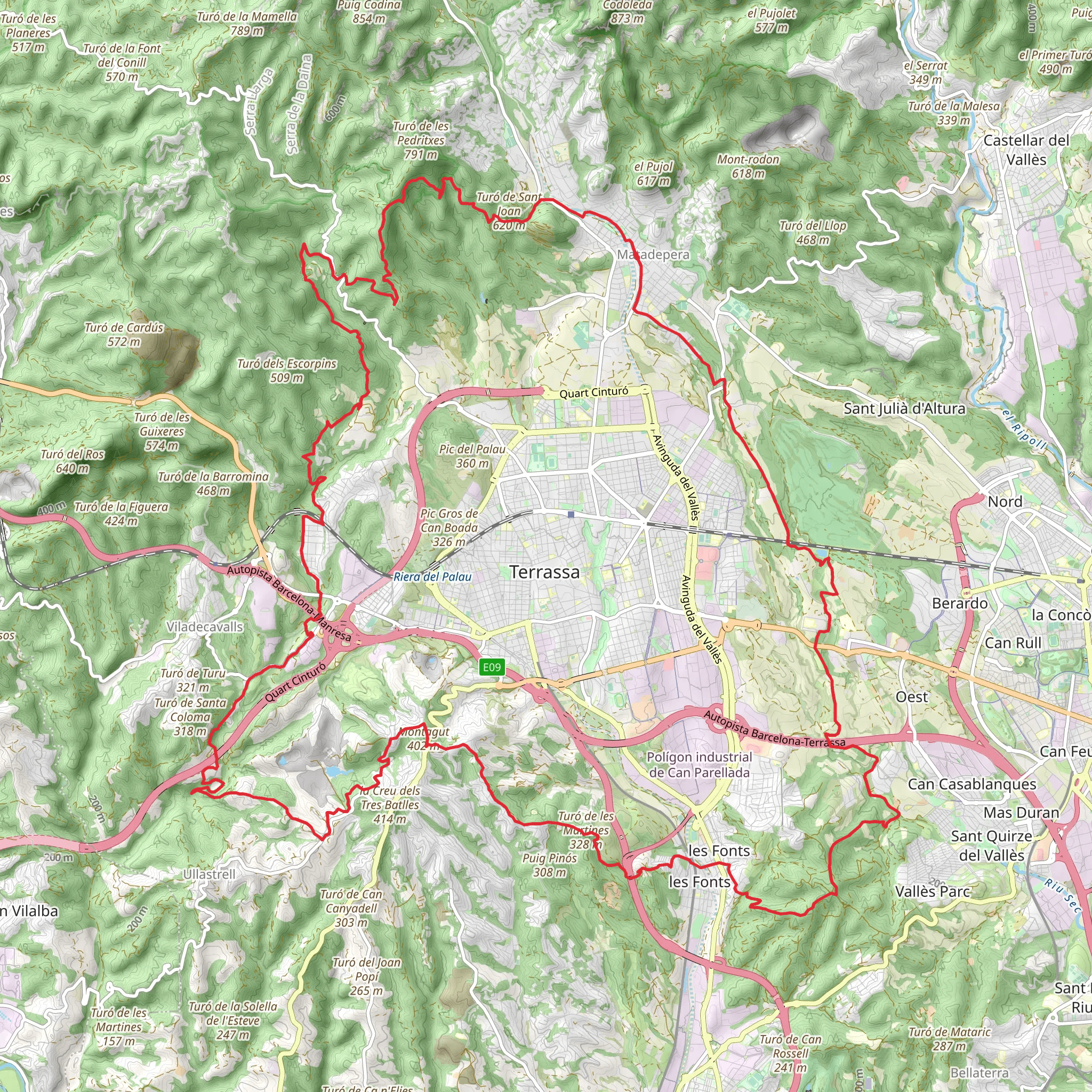 Egara Circular Path PR C 13 mobile static map