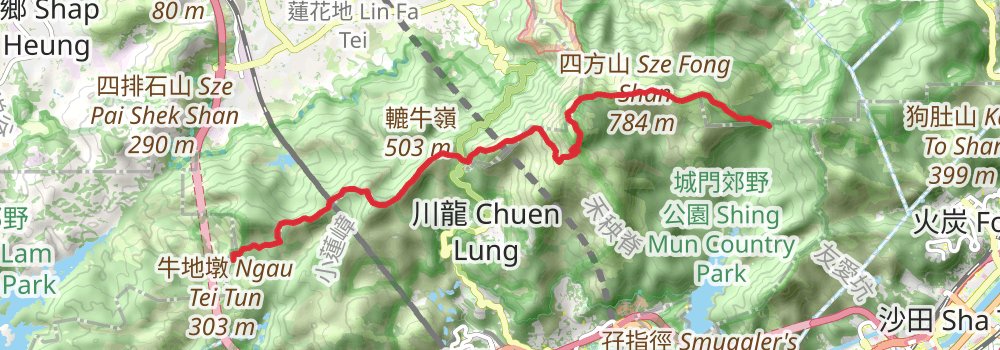 Maclehose Trail stage 6 Map
