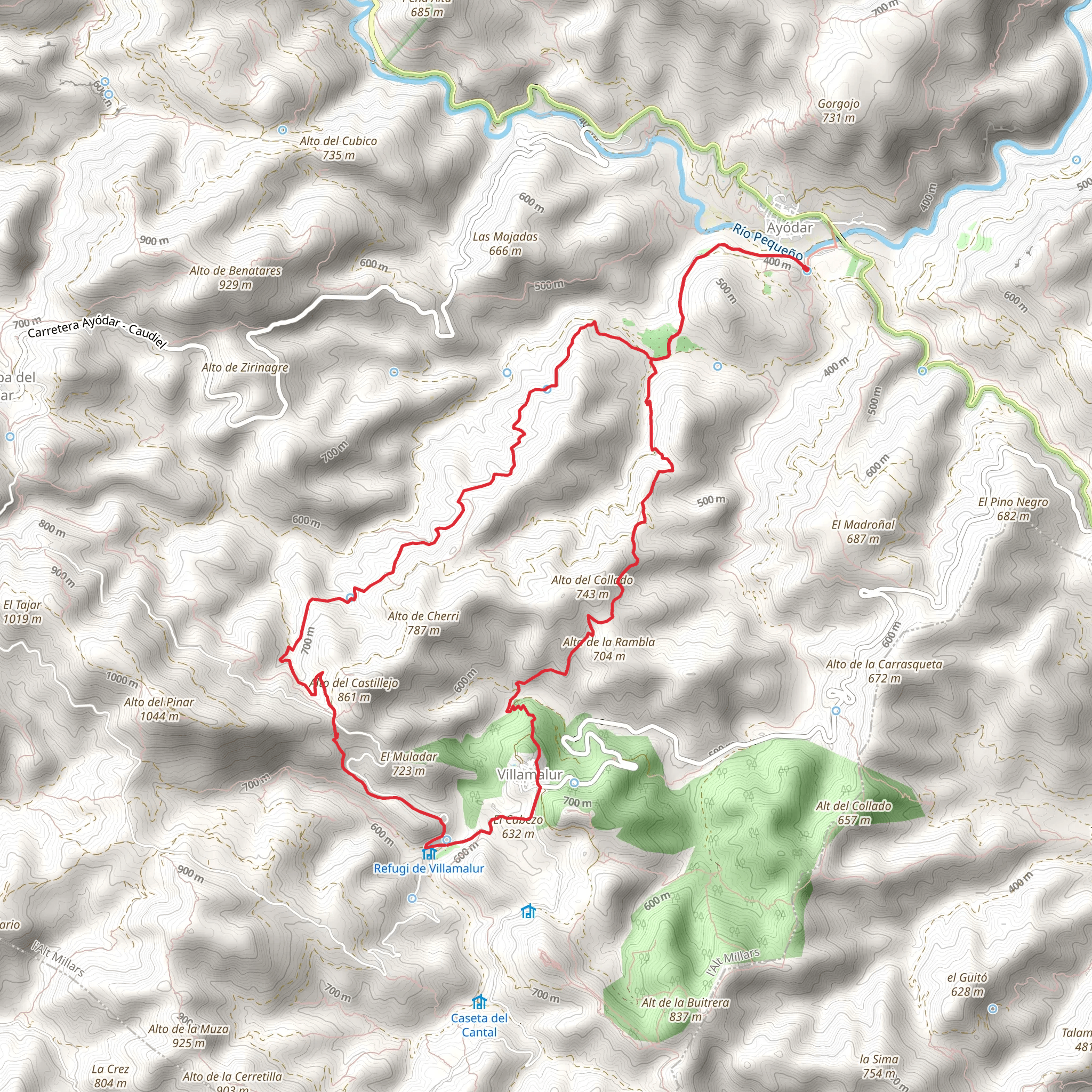 Ayodar Trail PR CV 276 mobile static map