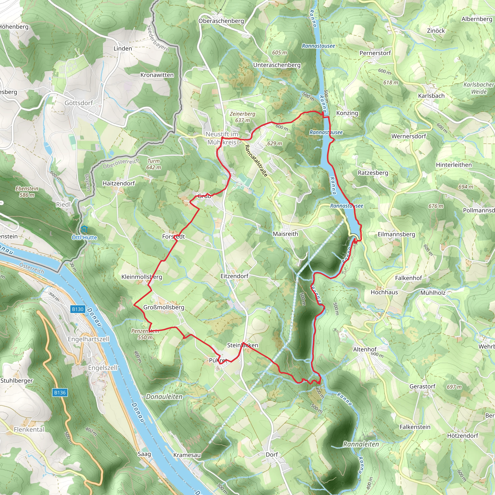 Neustift Bishop Firmian Trail mobile static map