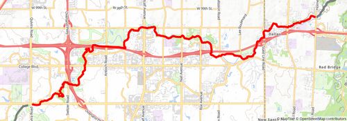 American Discovery Trail South Route stage 164 Map