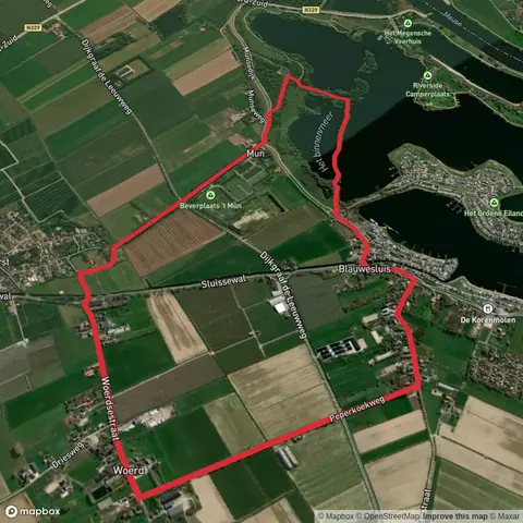 Het Binnenmeer via Blauwe Sluis and Altforst Loop